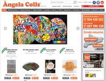 Tablet Screenshot of angelacolls.com